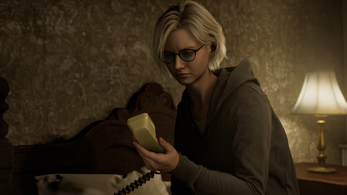 Young Grace answers the phone