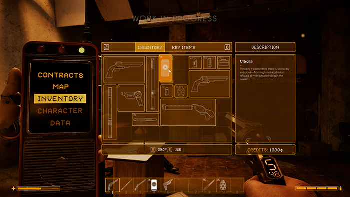 ExeKiller Backpack Interface