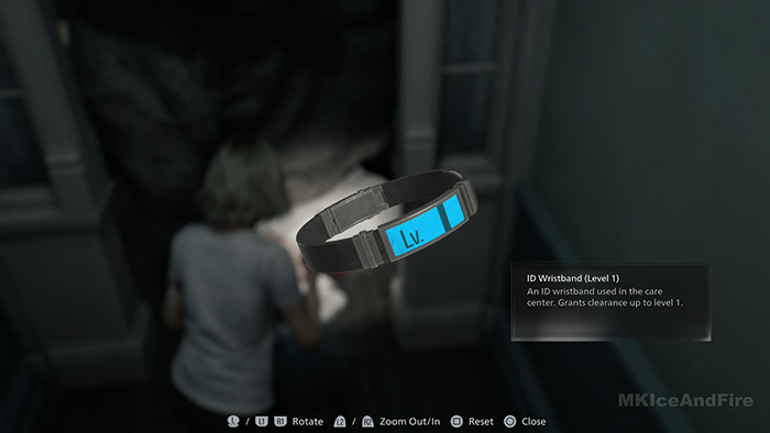ID Wristband Level 1 clearance item in Resident Evil Requiem