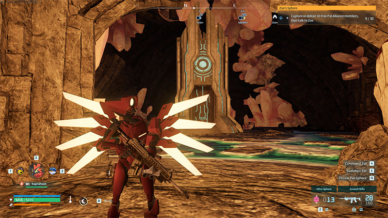 Inside the Bloodstained Tunnel: An EXP tower stands prominently in the center.