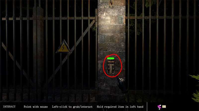 Main gate switch turning from red to green after power is restored