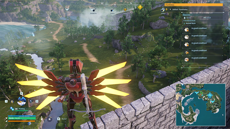 Stone nodes scattered across the Hill of Beginnings area
